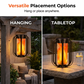 📢📢40% OFF !! ⏰Must-have item for warm ambient vibes！✨️Solar Flickering Flame Lantern