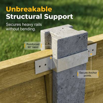 📢📢40% OFF !! ⏰Heavy-Duty Z-Brackets for Wood Fencing