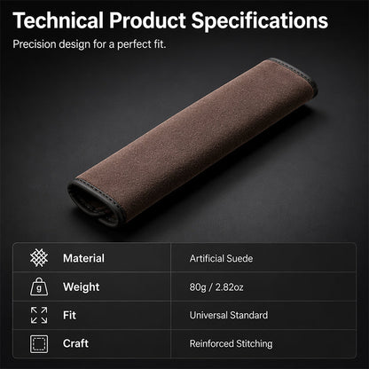 📢📢BUY 1 GET 1 FREE !! ⏰Universal Faux Suede Car Seat Belt Shoulder Cover Extended Cushion Padding