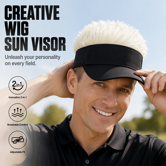 📢📢40% OFF !! ⏰Creative Wig Sun Visor Hat