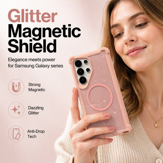 📢📢40% OFF !! ⏰Sparkly Glitter Magnetic Slim Phone Case