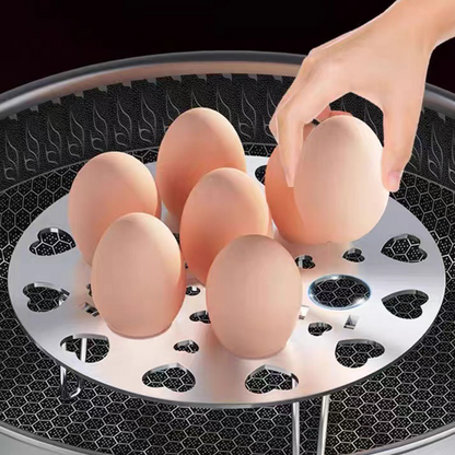 📢📢50% OFF !! ⏰ Heat‑Safe Egg Steaming Rack – Sturdy, Versatile, Practical ✨