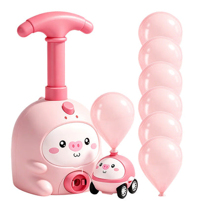 📢📢50% OFF !! ⏰Balloon-Powered Launcher Car Toy Set for Kids