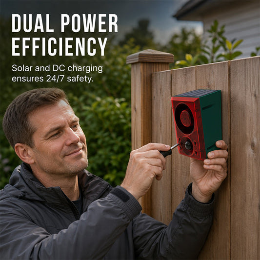 📢📢40% OFF !! ⏰2026 Sale — Over 56,300 Sold! 🚨 Solar Alarm Light Guard