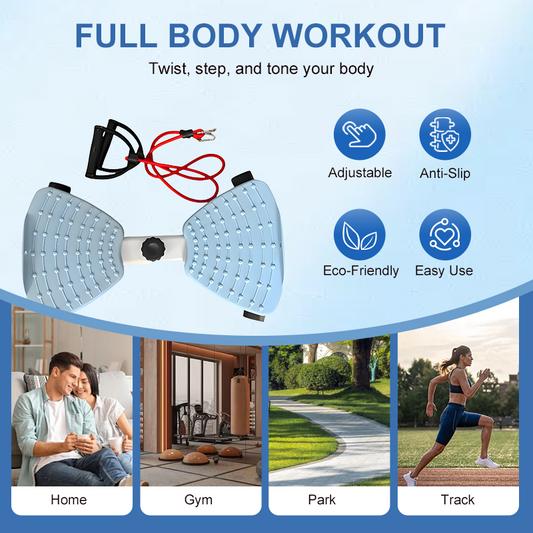 🏋️ Compact Twist Stepper Machine – Low-Impact Cardio Step Machine with 265LBS Capacity
