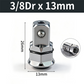 CR-V Steel Ratchet Wrench Adapter Socket Converter Set