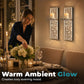 📢📢50% OFF !! ⏰Crushed Crystal Glass Candle Sconces