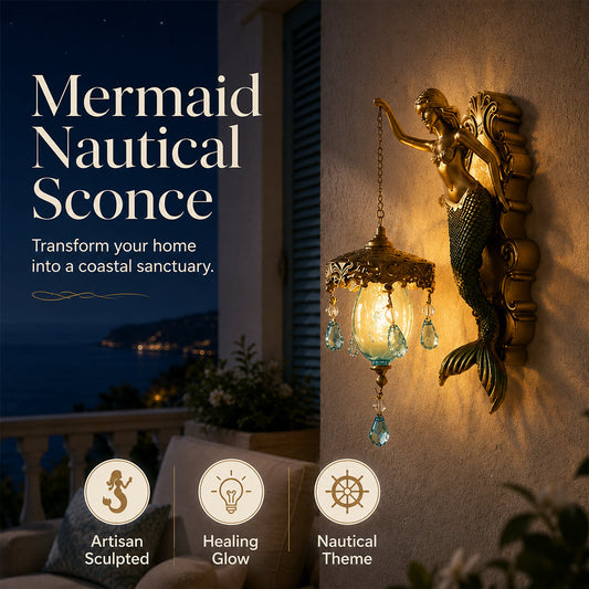 📢📢40% OFF !! ⏰Vintage Mermaid Wall Sconce