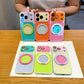 Color Block 360° Rotating Ring Stand Phone Case