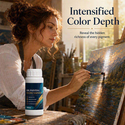 📢📢 Buy 2 Get 1 Free !! ⏰ Gloss Boost Painting Varnish – High-Gloss Finish, UV Protection & Long-Lasting Shine for Acrylic, Oil & Canvas Artwork 🎨✨