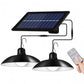 Waterproof Outdoor Solar-Powered Hanging Light