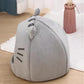 ⛺🛋️ 50% OFF! 🐾2-in-1 Pet Tent & Bed – Convertible cat cave with removable cushion, spacious for cats & small dogs.