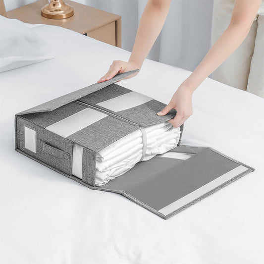 📢📢40% OFF !! ⏰Ideal Gift - Foldable Bed Sheet Set Organizer