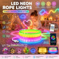 Dragon Scale Woven LED Neon Rope Light