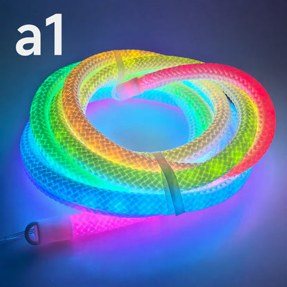 Dragon Scale Woven LED Neon Rope Light