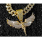 Men's Sprakling Rhinestone Pendant Necklace