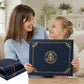 📢📢50% OFF !! ⏰United States Birth Certificate Holder Elegant Gold Foil Protective Cover