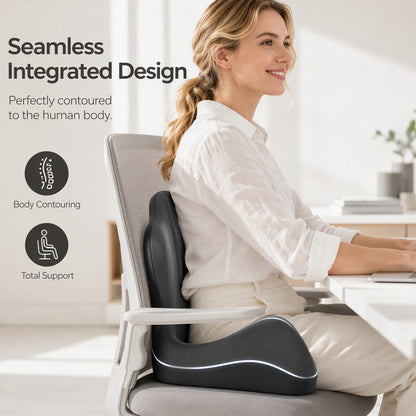 📢📢40% OFF !! ⏰ 2026 Sale — Over 47,300 Sold!🪑 Ergonomic Memory Foam Seat Cushion with Back Support