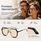 Unisex Oversized Square One-Piece Sunglasses