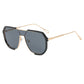 Unisex Oversized Square One-Piece Sunglasses