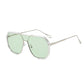 Unisex Oversized Square One-Piece Sunglasses