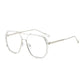Unisex Oversized Square One-Piece Sunglasses