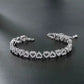 Women's Elegant Sparkling Heart Bracelet
