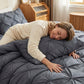 3-Piece Pintuck Pleated Duvet Cover & Pillowcases Set