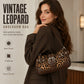 🐆Retro Leopard Print Shoulder Bag for Women 🤎Vintage Style Ladies Crossbody Handbag