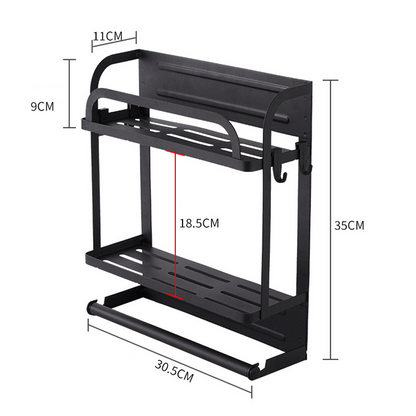 🧲Magnetic Fridge Organizer Rack