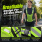 📢📢40% OFF !! ⏰High Visibility Reflective Vest Adjustable Safety Running Gear with Pocket