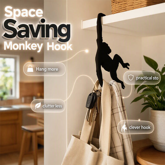 🎉 2026 Sale — Over 11 200 Sold!🐒 Monkey Shaped Banana Hook