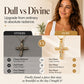 📢📢50% OFF !! ⏰Women's Sparkling Twisted Knot Cross Pendant Necklace✝️📿