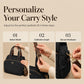 📢📢50% OFF !! ⏰Casual Canvas Tote Bag with Pleated Side Pockets for Women