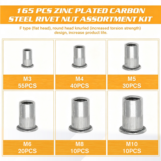 🔩 That stripped hole you've been ignoring? This rivet nut kit fixes it — no welding, no new parts. 💪