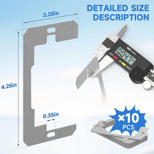 🔌 50% OFF NOW! 🛠️ Wall Plate Spacer – Flush Fit, Precise Alignment & Quick Fix for Uneven Boxes 🏠