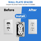 🔌 50% OFF NOW! 🛠️ Wall Plate Spacer – Flush Fit, Precise Alignment & Quick Fix for Uneven Boxes 🏠