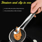 2-in-1 Stainless Steel Food Tongs & Oil Strainer
