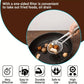 2-in-1 Stainless Steel Food Tongs & Oil Strainer