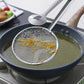 2-in-1 Stainless Steel Food Tongs & Oil Strainer