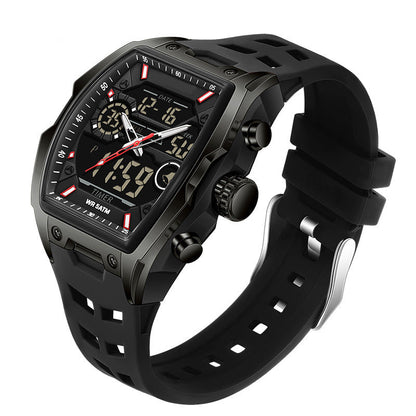 ⌚ Men's Dual Display Sports Watch – Analog-Digital Watch with Luminous Dial
