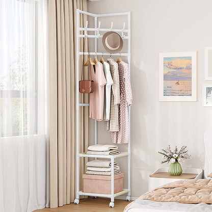 📢📢40% OFF !! ⏰🛏️ Stop Piling Clothes on Chairs – This Slim Rack Holds Coats, Bags & Folded Stuff Without Eating Up Floor Space 🏠✨