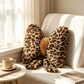 🐆🎀Leopard Print Bowknot Throw Pillow
