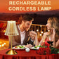 Retro Rechargeable Table Lamp with Touch Dimming
