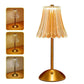 Retro Rechargeable Table Lamp with Touch Dimming