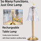 Retro Rechargeable Table Lamp with Touch Dimming