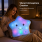 Cute Smiling Star Glowing Plush Pillow