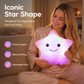 Cute Smiling Star Glowing Plush Pillow