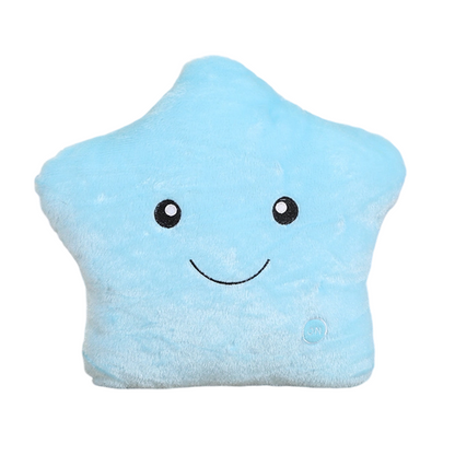Cute Smiling Star Glowing Plush Pillow