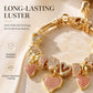 DIY Beaded Detachable Heart Charm Bracelet